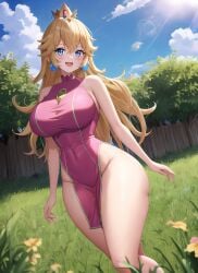 princess peach from mario (series) by mabi ai