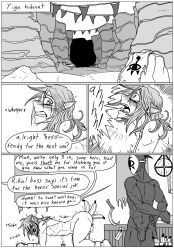 big_dom_small_sub big_penis comic comic_page ewwwwwwwww gay huge_cock kiahl link link_(breath_of_the_wild) lobsterkiahl male size_difference the_legend_of_zelda yaoi yiga yiga_clan