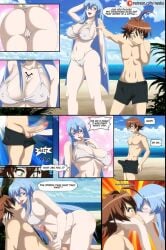 age_difference akame_ga_kill! ass_closeup ass_focus beach beach_sex bikini blue_eyes blue_hair blue_hair_female blush blushing boner boner_in_pants breast_close-up breast_focus breasts_close-up breasts_focus brown_hair brown_hair_male bulge bulge_through_clothing butt_close-up closed_eyes cock_in_hand embarrassed erection erection_under_clothes erection_under_clothing esdeath_(akame_ga_kill!) eyes_closed eyess_closed french_kiss french_kissing green_eyes hand_on_cock hand_on_penis handjob hands_on_cock hands_on_penis kiss kissing long_blue_hair long_hair making_out neeba older_female older_female_and_younger_boy older_female_younger_male older_woman_and_younger_boy older_woman_and_younger_man penis_in_hand shocked sticking_out_tongue straight stroking stroking_cock stroking_penis surprised swimming_trunks swimsuit swimwear tatsumi_(akame_ga_kill!) tongue_kiss tongue_kissing tongue_out white_bikini white_swimsuit white_swimwear younger_male