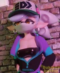 3d agent_2_(splatoon) animated boobies boobs dubious_butter earrings finger_to_mouth inkling marie_(splatoon) marie_(wo262) mask mp4 nintendo revealing shushing solo sound splatoon splatoon_(series) stripping tagme tits video wink winking winking_at_viewer