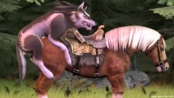 1boy 1girls 2animals 3d animated epona_(tloz) fang-and-fantasy feral feral_focus feral_on_feral feral_only horse link no_sound sex shorter_than_one_minute source_filmmaker tagme the_legend_of_zelda twilight_princess video wolf_link zoophilia