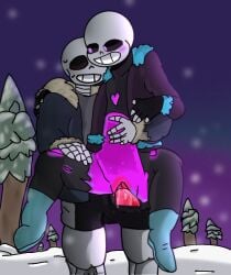 2d carrying_partner carrying_position color cum cum_in_pussy cum_inside cuntboy ectobody ectopussy forest holding_onto_partner horror_sans horrortale horrortale_sans intersex outdoors outside outside_sex pink_body public public_sex red_penis rule_63 sans sans_au sanscest snow standing standing_sex uncensored underlust underlust_sans undertale undertale_(series) undertale_au zendsboi_(artist)