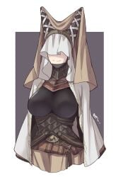 1girls a_mn alternate_breast_size armor big_breasts clothing cute elden_ring female female_only fromsoftware night_maiden