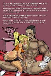 10pudor big_penis blonde_hair erect_penis erection fighter muscular_male ring_girl story_in_picture tanline