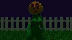 3d 3d_(artwork) female green-skinned_female green_skin plant plant_girl plantie plants_vs_zombies plants_vs_zombies:_heroes popcap_games pvz pvz_heroes solar_flare_(pvz) sunflower sunflower_(pvz) zombie