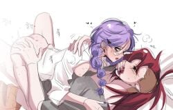 alchemist_cookie blood cookie_run cookie_run_kingdom incest purple_hair red_hair sex tagme vampire vampire_cookie