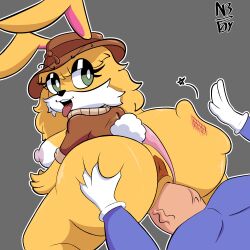 1boy 1girls anthro anus archie_comics ass ass_focus ass_grab ass_slap big_ass big_breasts big_butt big_penis black_nose blonde_hair blue_body blue_penis blue_skin breasts bunnie_rabbot bunny bunny_girl bunny_tail clothed clothed_sex clothing couple cowboy_hat dat_ass eyelashes fur furry gloves grabbing_ass green_eyes hat hedgehog huge_ass huge_butt jacket long_ears long_hair looking_back male/female mammal nipples nokdeusneony penetration penis penis_in_pussy pussy rabbit rabbit_ears rabbit_girl sega sex sideboob sonic_(series) sonic_the_hedgehog sonic_the_hedgehog_(archie) sonic_the_hedgehog_(comics) sonic_the_hedgehog_(series) tail thick_ass thick_thighs tongue tongue_out two_tone_body two_tone_fur vagina vaginal_penetration vaginal_sex video_games yellow_body yellow_fur yellow_hair yellow_skin