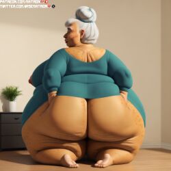 4k ai_generated bbw belly belly_button big_ass big_belly comedy_central fat_ass feet florence_cartman gilf grandmother granny highres huge_breasts huge_hips massive_belly massive_breasts massive_butt massive_hips massive_thighs matronai_(artist) mature mature_female mature_woman morbidly_obese morbidly_obese_female obese obese_female old old_woman older_female patreon patreon_username pinup pussy sagging_breasts saggy_breasts south_park ssbbw stable_diffusion thick_thighs twitter_username vein veiny veiny_breasts wide_hips wrinkled_skin wrinkles