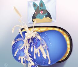 lucario from pokemon by nofapplease