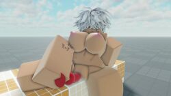 1girls 3d animated big_breasts curvy curvy_female curvy_figure dildo hexiewexie knot knotted_dildo loop looping_animation masturbation muscular_female roblox roblox_avatar robloxian solo solo_female sound tagme video white_hair
