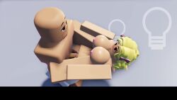 1boy 1girls 3d animated breasts female male no_sound roblox robloxian sex source_request tagme unknown_artist video