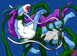 canine cum cum_in_pussy cum_inside dragon_soul_e female orgasm penetration pokemon pokemon_(species) pussy suicune tentacle vaginal_penetration