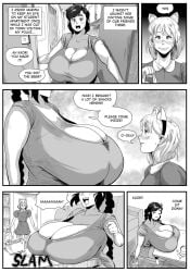 2023 big_breasts breasts breasts_out harorlood kaori_(harorlood) marina_(harorlood) original original_character