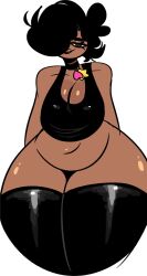 1girls antdraws big_breasts breasts buglatte bugspresso dark-skinned_female dark_skin enormous_breasts female female female female_only large_breasts legs legwear lofiglade marblebit massive_breasts pixelsoda smolmarble solo solo_female solo_focus thick_legs thick_thighs