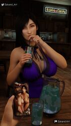 2boys 2girls 3d aerith_gainsborough bar big_penis blowjob blue_dress boobs breasts cheating cheating_female cheating_girlfriend cloud_strife cocktail cuckold cuckold_pov cuckolding dark-skinned_male dark_skin dress erection eskandart fellatio female ffm ffm_threesome final_fantasy final_fantasy_vii final_fantasy_vii_remake group group_sex indoors interracial juxtaposition large_breasts looking_at_viewer male naked naked_female navel netorare nipples ntr nude nude_female penis phone pov queen_of_spades smartphone smooth_skin square_enix tattoo teasing_cuck_with_phone tifa_lockhart tifa_lockhart's_refined_dress tifa_lockhart_(refined_dress) watching_phone