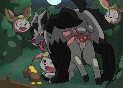 absurd_res balls deerling doggy_style female feral generation_3_pokemon generation_5_pokemon hi_res male male/female mightyena nintendo penetration pokemon pokemon_(species) pokemon_mystery_dungeon sex