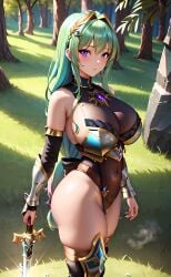 ai_generated arms ass breasts breasts breasts eyes face female full_body hair humanoid legs limbs long_hair stable_diffusion