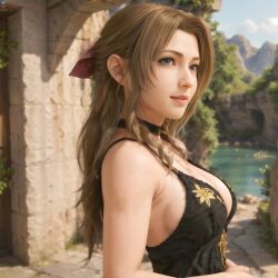 aerith gainsborough from final fantasy by lv1aialchemist
