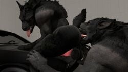 2boys anthro bethesda_softworks from_behind fur furry furry_only gay humanoid licking_ass looking_pleasured male male/male male_only presenting presenting_ass rayhuma rimjob rimming sex skyrim skyrim_werewolf the_elder_scrolls tongue tongue_out werewolf wolf yaoi