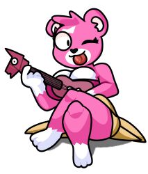 big_breasts breasts cuddle_team_leader female fortnite fortnite:_battle_royale furry guitar hula lewdewott skirt