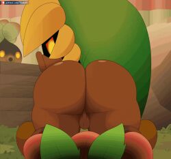 animated ass ass_focus asshole close-up deku_(tloz) deku_link deku_scrub facesitting_pov femboy gay maj majora's_mask male nintendo non-human penis pov the_legend_of_zelda toony tzokatli young zenminch