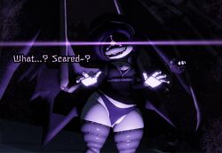 3d beanie_hat female_only glitch_productions murder_drones one_eye roblox robot robot_girl robot_humanoid robot_joints robotic_arm robotic_limb rustfuix sentient_tail sharp_teeth text thick_thighs thighhighs uzi_(murder_drones) wings