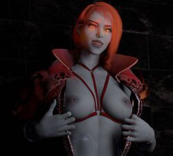 3d 3d_(artwork) awoken bungie calliope_brando calliope_brando_(zdots) destiny_(game) destiny_2 flashing_breasts guardian_(destiny) nipple_piercing peekaboo peeking_out showing_breasts showing_off warlock_(destiny) zdots