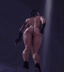 3d big_breasts big_butt big_thighs custom_character emo female female_only goth goth_girl muscular_arms muscular_ass muscular_female muscular_thighs nude original_character original_characters saints_row saints_row_iv saints_row_the_third tattoo tattooed_arm tattoos video_game_character video_games