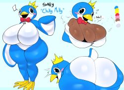 big_ass big_breasts breasts bubble_butt chilly_milly_(kaizocns) female huge_ass huge_breasts kaizocns mascot_costume mascot_head mascot_suit masked masked_female penguin_costume thick_thighs wide_hips