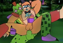 3d_background anal anal_sex animatronic anthro bear boner crocodilian erection five_nights_at_freddy's five_nights_at_freddy's:_security_breach gay genitals glamrock_freddy_(fnaf) hands_behind_head hi_res holding_leg holding_penis holding_thigh humanoid machine male male/male male_only mammal montgomery_gator_(fnaf) penetration penis public public_nudity public_sex qingnoakusoru reptile robot robot_humanoid scalie scottgames sex steel_wool_studios yaoi