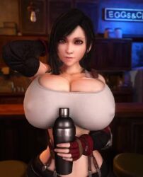 1girls 3d 3d_animation animated athletic athletic_female bare_shoulders big_breasts black_hair breasts breasts_bigger_than_head brown_hair busty cleavage clothed clothed_female curvaceous curvy curvy_figure dark_hair digital_media_(artwork) eyebrows eyelashes eyes female female_focus final_fantasy final_fantasy_vii final_fantasy_vii_remake fingerless_gloves fit fit_female gloves hair hands_behind_head highres hips hourglass_figure huge_breasts human human_female human_only human_solo hyper hyper_breasts large_breasts legs light-skinned_female light_skin lips longer_than_30_seconds mature mature_female no_sound red_eyes slim_waist small_waist solo solo_female tagme thick thick_legs thick_lips thick_thighs thighs thin_waist tifa_lockhart top_heavy upper_body vaako vertical_video video virt-a-mate virtamate voluptuous waist wide_hips