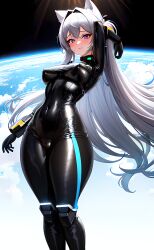 1girls ai_generated arms ass bodysuit breasts coomer_ai eyes face female full_body hair humanoid latex legs limbs long_hair stable_diffusion