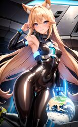 1girls ai_generated arms ass bodysuit breasts coomer_ai eyes face female full_body hair humanoid latex legs limbs long_hair stable_diffusion