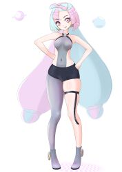 1girls breasts female female_only gym_leader human human_only iono_(pokemon) microsd_(artist) nintendo pokemon pokemon_sv small_breasts solo solo_female thick_thighs