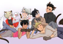 alikurai christophe_giacometti katsuki_yuuri male_only otabek_altin phichit_chulanont tagme viktor_nikiforov yuri!!!_on_ice yuri_plisetsky