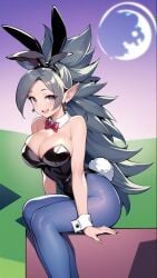 ai_generated bunny_ears bunny_girl bunnysuit dragon_ball dragon_ball_z female luigizion solo tagme west_supreme_kai