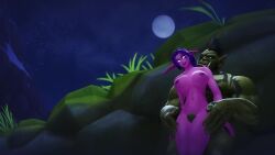 1girls 3d animated big_breasts blizzard_entertainment green_penis green_skin grok interspecies night_elf no_sound orc orc_(warcraft) orc_male orced original_character penis purple_hair purple_skin raelisenna_nightdream smutworks tagme thick_thighs thigh_sex video warcraft world_of_warcraft