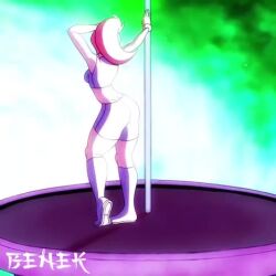 animated ass benek blonde_hair boots breasts dancing female fit_female light-skinned_female light_skin metroid metroid_(creature) mp4 music nintendo pole_dancing samus_aran sound tagme thighs video