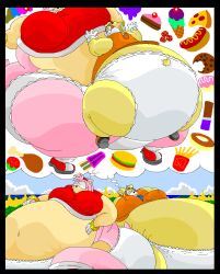 2girls amy_rose anthro ass breasts bunny burger cake chicken_leg chocolate_bar closed_eyes cookie cream_the_rabbit daydream donut dream drumsticks fat female female_focus female_only food fries furry hamburger hedgehog hedgehog_humanoid hotdog hyper hyper_ass hyper_breasts ice_cream lagomorph lagomorph_humanoid large_ass large_breasts meatball mobian_(species) monobutt nipple_bulge obese obese_female overweight overweight_female panties pink_fur pizza rabbit sega sonic_(series) sonic_the_hedgehog_(series) strawberry tan_fur thick_thighs thighs underwear virus-20 wardrobe_malfunction