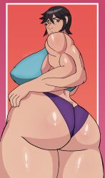 ass big_ass big_breasts fat_ass large_ass large_breasts muscles muscular_female yuupitel