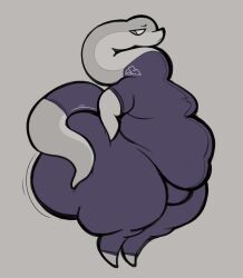 anthro bbw hyper_ass scalie smokey_blokey snake_girl