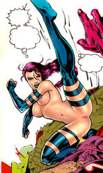 edit jim_lee marvel photoshop psylocke purple_hair straight_hair x-men