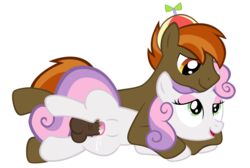 button_mash_(mlp) friendship_is_magic hair_on_head my_little_pony penis propeller_hat pussy sex sweetie_belle_(mlp) young