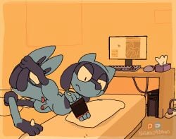 absurd_res animated anthro cub cute gay hi_res lucario male male/male male_focus male_only nintendo non-human oral pokemon pokemon_(species) rimming riolu small_penis tagme toony uncensored upscaled watermelon_(artist) yaoi