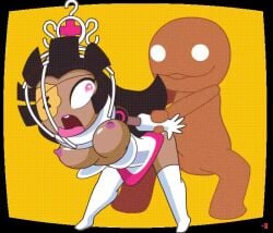 1boy 1girls animated bent_over breasts eve_silva_paragorica female littlebigplanet littlebigplanet_2 minus8 nipples penis sackboy sex shorter_than_30_seconds sound sound_edit standing_sex tagme thighhighs video