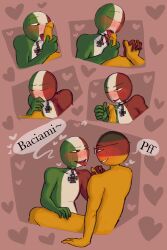 blowjob blush blushing countryhumans cum cum_in_mouth gentle germany_(countryhumans) holding_hands italy_(countryhumans) joking licking licking_penis male_only naked nude oral oral_sex porn saliva saliva_trail tongue tongue_out yaoi