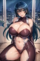 1girls ai_generated curvaceous curvy curvy_body curvy_female curvy_figure female_focus female_only huge_breasts igawa_asagi long_hair looking_at_viewer solo solo_female solo_focus stable_diffusion taimanin_(series) taimanin_asagi_battle_arena voluptuous voluptuous_female