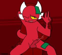 2boys anal cumming cumming_from_anal cute demon demon_horns demon_tail gay geometry_dash geometry_dash_cube grabbing_from_behind grabbing_hand grabbing_leg heart-shaped_pupils insane_demon male male_only money money_on_body one_eye_closed open_mouth peace_sign red_skin sex stickman tail tail_wrap veneno yaoi yellow_eyes