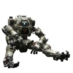 1_eye 1boy 3d blue_eyes bt-7274 erection green_body machine male male_only mecha mechanical metal_penis metallic_body non_human robot titanfall titanfall_2 unusual_penis upiware white_background