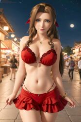 aerith gainsborough from final fantasy by lv1aialchemist